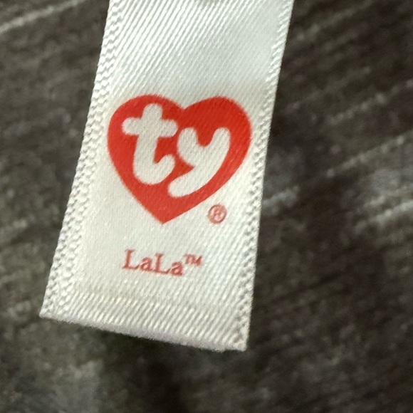 Ty Basket Beanies LaLa Plush with Green Highlights - Picture 5 of 6